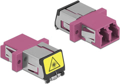 Delock 86901 Glasvezel Koppeling - LC Duplex naar LC Duplex - Multimode Violet