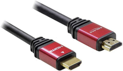 DeLOCK 84333 High Speed HDMI Kabel 2 Meter - Met Ferrietkern - Rood/Zwart