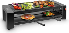 Fritel PR 3195 Pizza Raclette & Grill - 1450W - Zwart