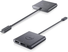 Dell USB-C-naar-HDMI/DP-adapter met stroomdoorvoer