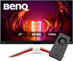BenQ MOBIUZ EX2710U 4K Gaming Monitor (27 inch, IPS, 144 Hz, 1ms, HDR 600, HDMI 2.1, 48 Gbps volledige bandbreedte, VRR compatibel voor PS5, afstandsbediening)
