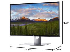 DELL UP3218K 81,28 cm (32 inch) 8K UHD 4320p Ultra-Sharp Monitor (DisplayPort, 6ms reactietijd) meerkleurig