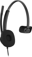 HP Poly Mission 415 Monaural Bedrade USB Headset - Zwart