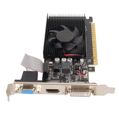 Bewinner GT610 grafische kaart, 2 GB, DDR3, 64 Bits, HDMI DVI VGA Desktop Videokaart, PCI Express X16 Computer Grafische Kaarten voor Desktop Computer Gaming Gpu