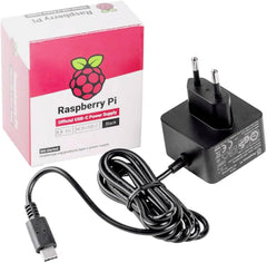 Raspberry Pi 4 Officiële USB-C Voeding 5.1V 3A (15.3W) - Zwart