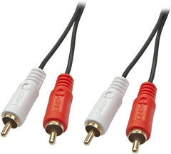 LINDY 35661 - audiokabel stereo-cinch, stekker/stekker - 2m