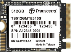 Transcend MTE310S 512GB M.2 2230 NVMe PCIe 4.0 SSD - 3300 MB/s
