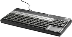 HP POS USB Toetsenbord met Magneetstriplezer - Zwart