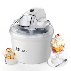 IJsmaker, ijsmachine, elektrische ijsmachine Soft Serve Homemade KECOOLKE 1,5 L Frozen Yogurt, Sorbet, Gelato