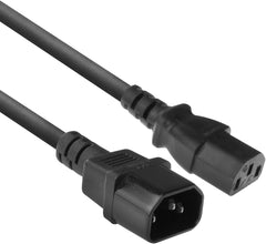 ACT AK5121 C13 naar C14 Stroomverlengkabel - 7 meter - Zwart