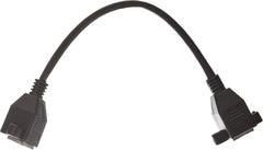 DeLOCK Cat.6A S/FTP RJ45 Netwerk Verlengkabel - 25 cm - Zwart