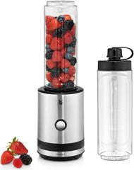 WMF KITCHENminis Smoothie-to-go Blender - Inclusief 2 Bekers - RVS