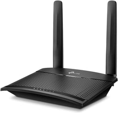 TP-Link 4G LTE-router 150 Mbps Wifi N 300 Mbps TL-MR100, 4G-modem, 4G-doos, 2 x SMA voor externe antenne, 2 Ethernet-poorten, verwijderbare antennes, compatibel met elke operator
