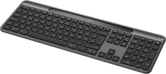 Logitech Signature Slim Solar+ Draadloos Toetsenbord - QWERTZ - Grafiet