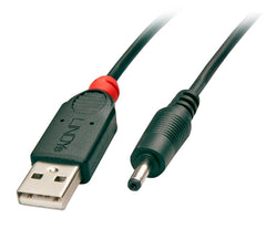 Lindy 70265 USB-A naar DC Voedingskabel - 2,5 mm / 0,7 mm
