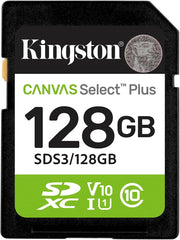 Kingston Canvas Select Plus SDXC Geheugenkaart 128GB - 150MB/s Class 10 UHS-I