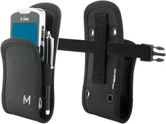 Mobilis Holster beschermhoes voor invoerklem/smartphone met riemlus, binnenmaten: 180 x 90 x 30 mm, zwart