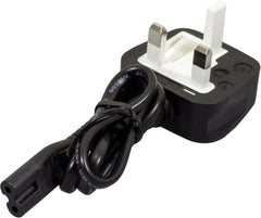 SCE Sony 184609411 Vervangende Stroomkabel (UK) - Zwart