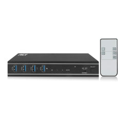 ACT AC7912 2-Poorts HDMI 4K@60Hz KVM Switch met USB 3.0 Hub
