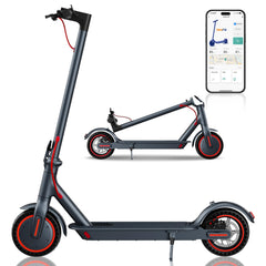 QnQ Elektrische step voor volwassenen, 8,5 inch opvouwbare step, 25 km autonomie, lekvrije honingraatbanden, bediening via app en led-display, accu 36 V, 7,5 Ah, motor 350 W, draagkracht 120 kg