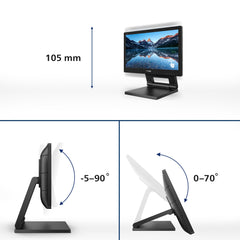 Philips 162B9T/00 computer monitor 39,6 cm (15.6") 1366 x 768 Pixels HD LCD Touchscreen Zwart
