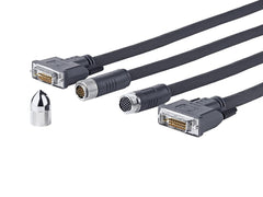 PRODVICW10 DVI-kabel 10 m DVI-D zwart - DVI-kabel (10 m, DVI-D, DVI-D, vrouwelijk, zwart)