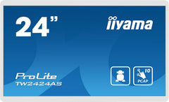 iiyama ProLite TW2424AS-W1 - 24 inch Full HD Touchscreen Display - Wit