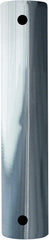 B-Tech BT7850-050/C System 2 Buis - Ø 50 mm - 0,5 meter - Chroom