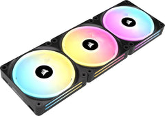 Corsair iCUE LINK QX120 RGB 120mm Fan Starter Kit - Zwart