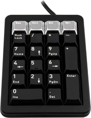 CHERRY G84-4700 KEYPAD, US layout, bedraad toetsenbord, individueel programmeerbare toetsen, zwart