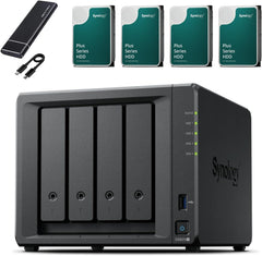 Synology DiskStation DS925+ 4-Bay NAS Server - 48TB HDD (4x 12TB) & 4GB RAM