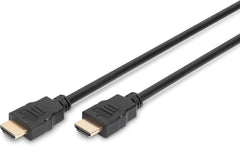 DIGITUS HDMI-kabel 5m - 4K UHD 30Hz met Vergulde Contacten - Zwart