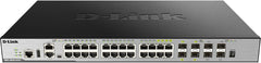 D-Link DGS-3630-28TC Layer 3 Stackable Managed Gigabit Switch - 28 Poorten & 10G SFP+
