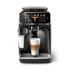 Philips 5400 Serie Volautomatische Espressomachine - LatteGo Melksysteem, Ingebouwde Molen, 12 Koffievariaties, Intuïtief Display, 4 Gebruikersprofielen, Zwart (EP5441/50)