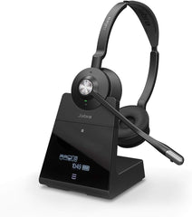Jabra Engage 75 Stereo DECT Headset - Draadloos met Basisstation - Zwart