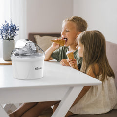 IJsmaker, ijsmachine, elektrische ijsmachine Soft Serve Homemade KECOOLKE 1,5 L Frozen Yogurt, Sorbet, Gelato