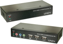 Lindy 39377 Classic Cat.5 KVM Extender - DVI, USB & Audio (50m)