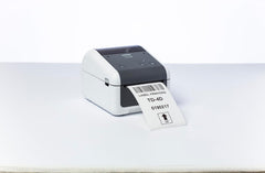 Brother TD-4410D labelprinter, 203dpi en 200mm/sec. afdruksnelheid. 104 mm afdrukbreedte, USB- en seriële interface