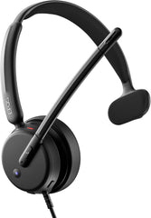 EPOS IMPACT 430T - Mono On-Ear Headset met Dual Microfoon, Ruisonderdrukking, USB-C/USB-A, Microsoft Teams, Thuiswerken, Plug-and-Play, Zoom, UC - Mono