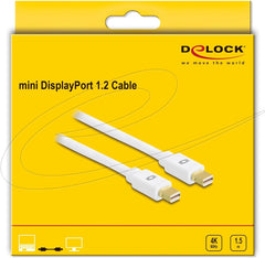 DeLOCK Mini DisplayPort naar Mini DisplayPort Kabel - 1.5 meter - Wit