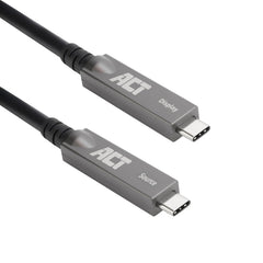 ACT AK4327 USB-C Actieve Optische Kabel (AOC) - 7,5 meter - 10Gbps - 4K 60Hz