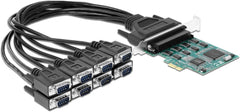 Delock PCI Express Kaart naar 8x Serieel RS-232 (DB9)
