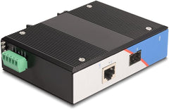 DeLOCK Industrial Gigabit Media Converter RJ45 to SFP for DIN rail