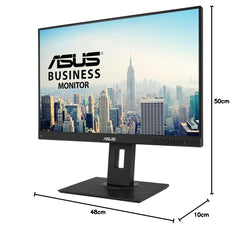 ASUS Business BE24WQLB WUXGA Monitor, 24,1 inch, 16:10 IPS-paneel, 1920x1200, ergonomisch, pivot, blauwlichtfilter, DisplayPort, HDMI, D-sub, USB, zonder frame