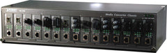 Planet MC-1500 15-Slot Media Converter Chassis - 19 inch 2.4U - Zwart