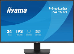 Iiyama ProLite X2491H-B1 60,5 cm (23,8") IPS-Monitor Full HD 120 Hz HDMI DP Schwarz