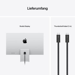 APPLE Studio Display Nanotexturglas 68,29cm 27Zoll Retina 5K 5120x2880 218ppi 600 Nits Neigungsverstellbarer Standfuss
