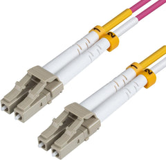 MicroConnect OM4 Duplex Glasvezelkabel LC/UPC naar LC/UPC - 25m