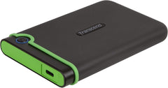 Transcend StoreJet 25M3C 2TB Robuuste Externe Harde Schijf - USB-C - Grijs