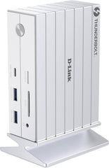 D-Link DUF-E01 Dockingstation Thunderbolt 4 14-in-1 - Triple Display 8K, 40Gbps, PD 60W, HDMI 2.1, DP 1.4, Gigabit LAN, SD/microSD, audio, USB-C en USB-A-poorten - voor Mac, Windows en Android